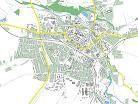 Celkov mapa Rokycan, zachycuje msto cca v r. 2002, pevzato z atlas.cz / overall map of the town, 2002 